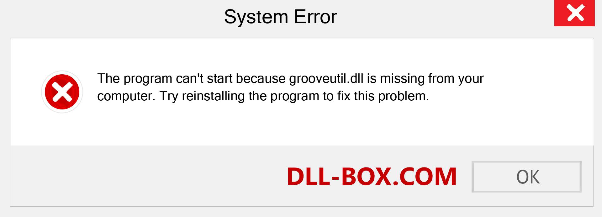  grooveutil.dll file is missing?. Download for Windows 7, 8, 10 - Fix  grooveutil dll Missing Error on Windows, photos, images